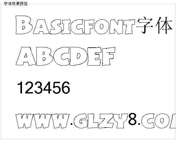 Basicfont字体