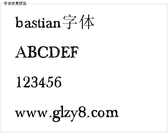 bastian字体