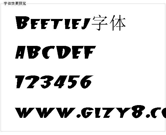 Beetlej字体