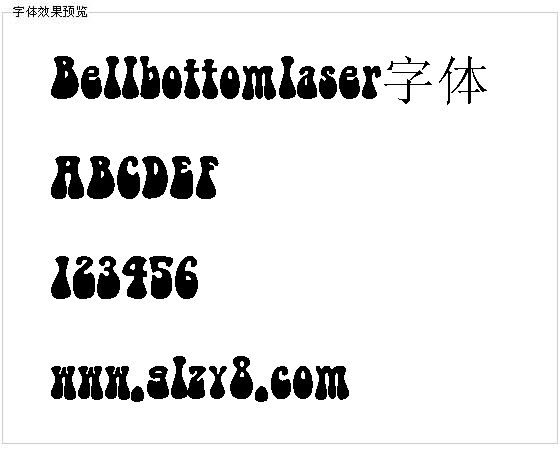 Bellbottomlaser字体