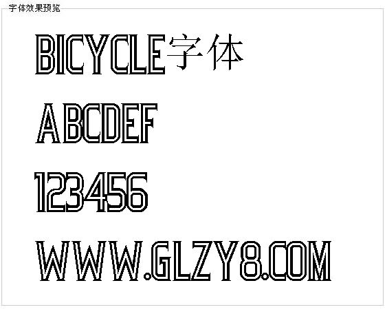 Bicycle字体