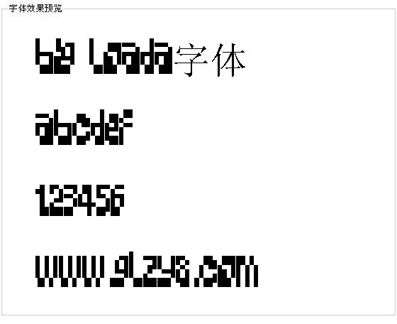 Big loada字体