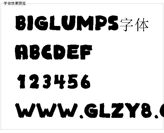 Biglumps字体