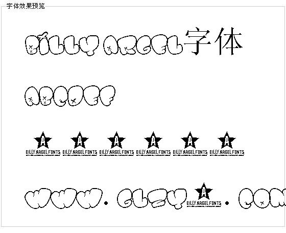 BILLY ARGEL字体