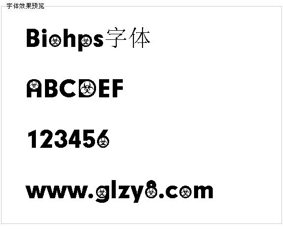 Biohps字体