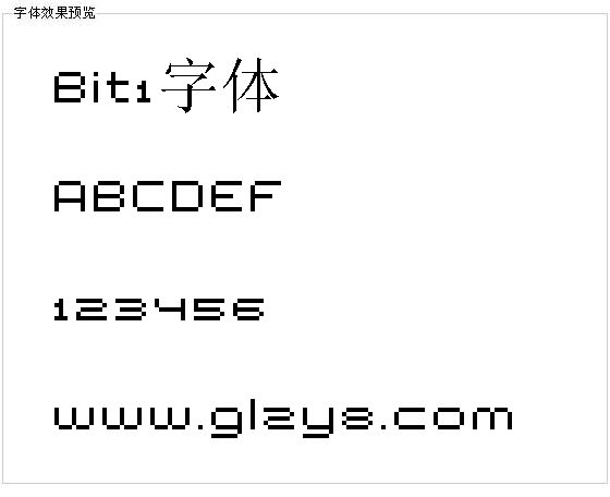 Bit1字体