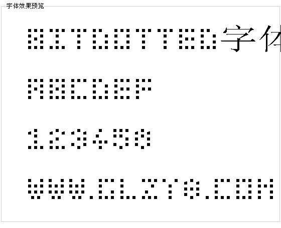 BitDotted字体