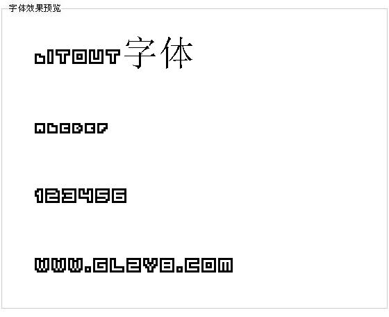Bitout字体