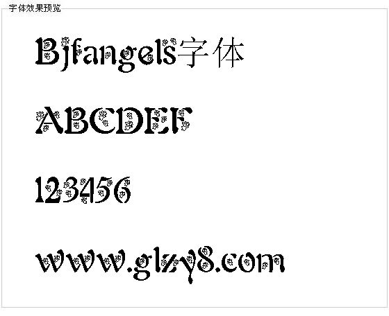 Bjfangels字体