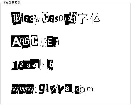 BlackCasper字体