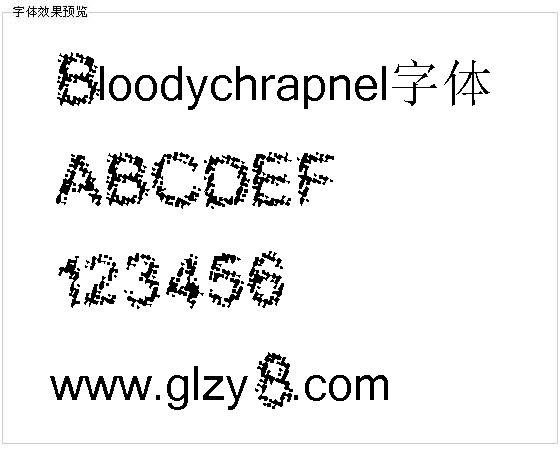 Bloodychrapnel字体