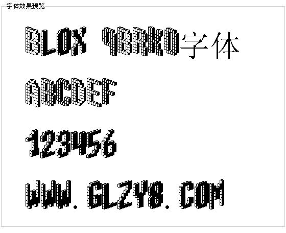 Blox (BRK)字体