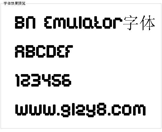 BN Emulator字体