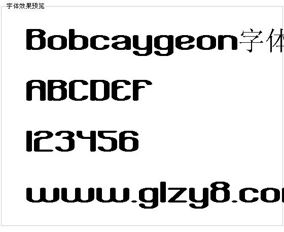 Bobcaygeon字体