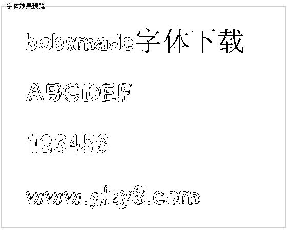 bobsmade字体下载