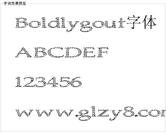 Boldlygout字体