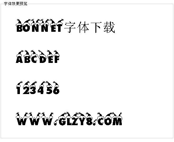 Bonnet字体下载