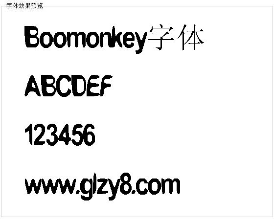 Boomonkey字体