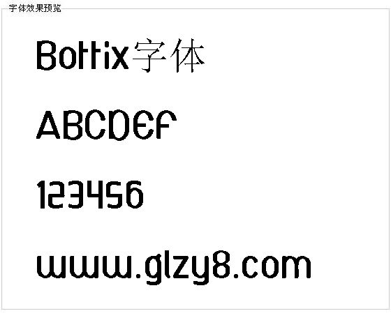 Bottix字体