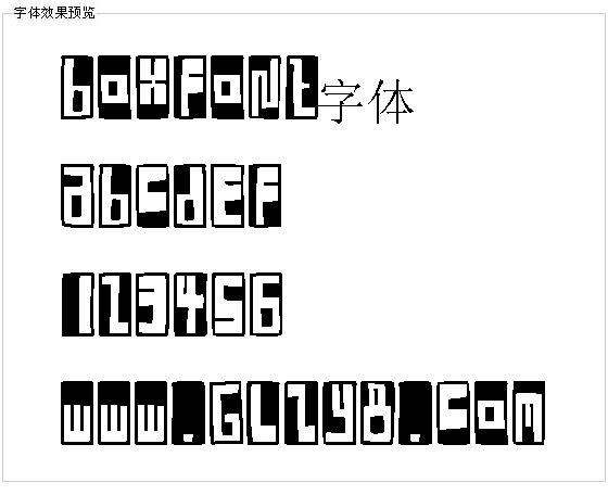 Boxfont字体