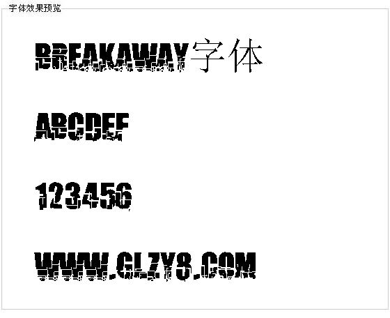 Breakaway字体