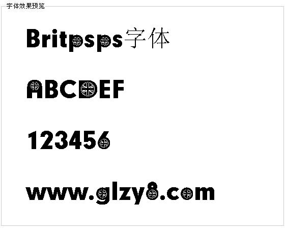 Britpsps字体