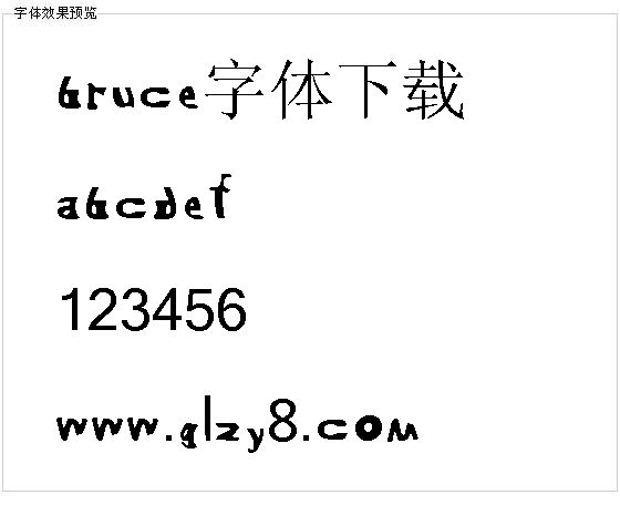 Bruce字体下载