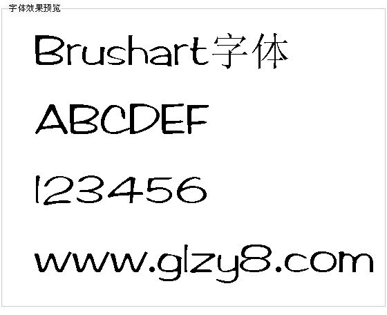 Brushart字体