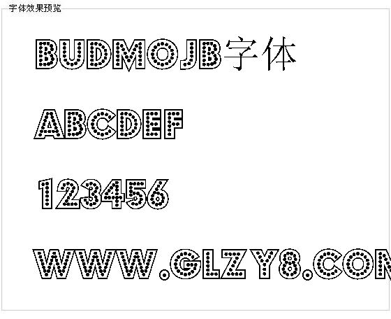 Budmojb字体