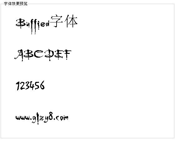 Buffied字体