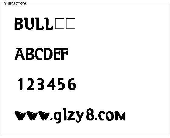 BULL字体