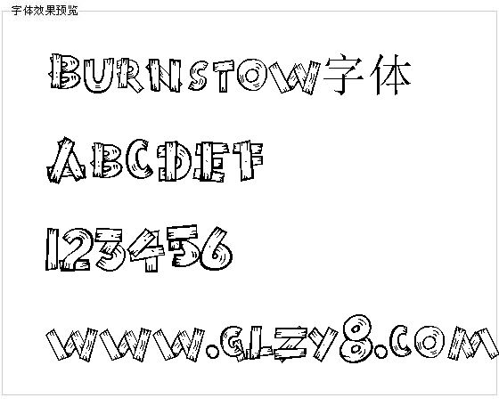 Burnstow字体