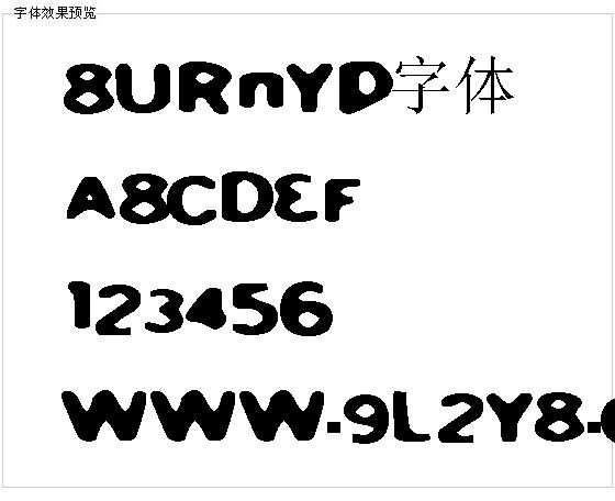 Burnyp字体