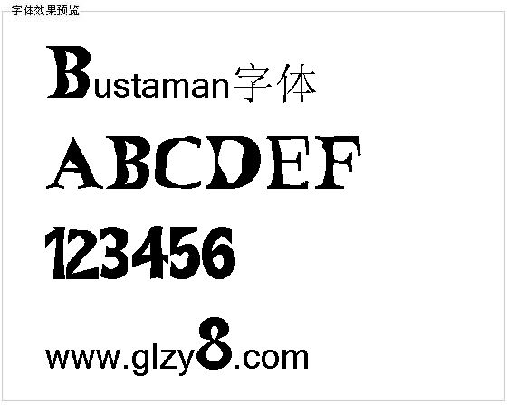 Bustaman字体