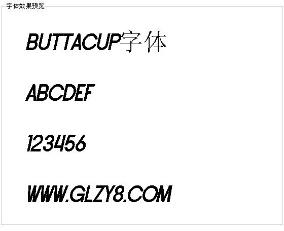 Buttacup字体