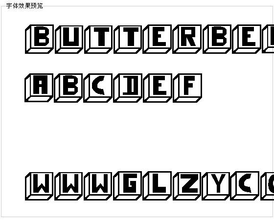 Butterbean字体