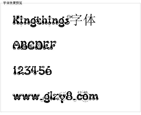 Kingthings字体