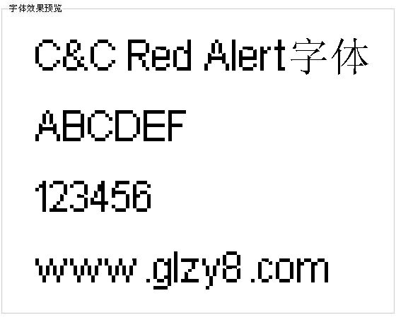 C&C Red Alert字体