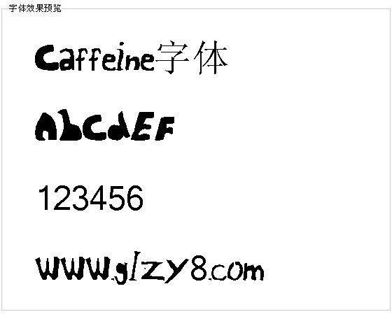 Caffeine字体