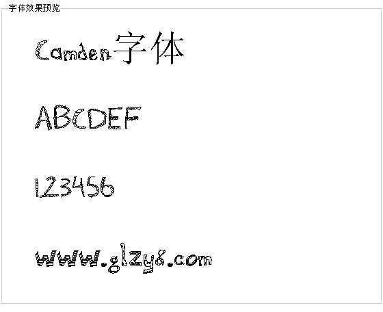 Camden字体