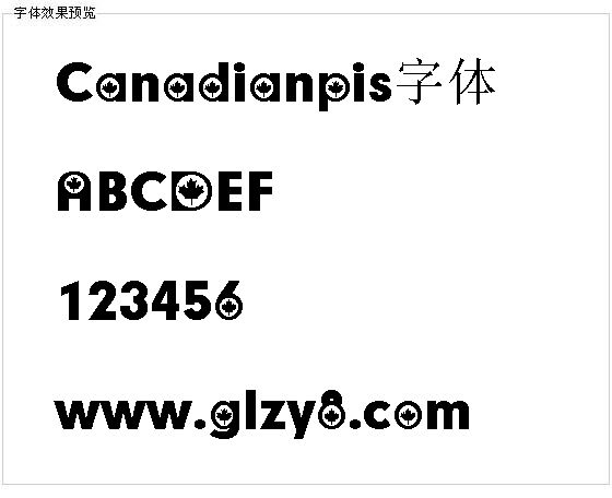 Canadianpis字体