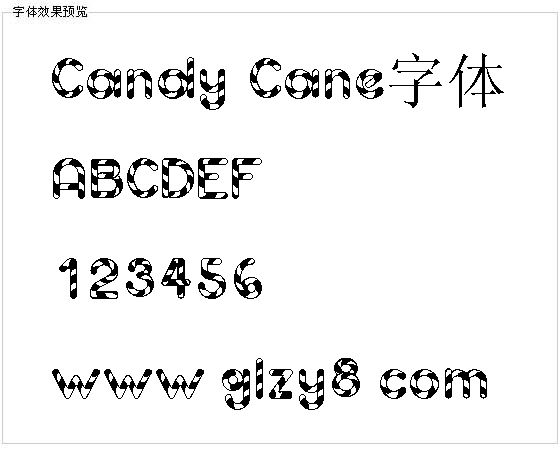 Candy Cane字体