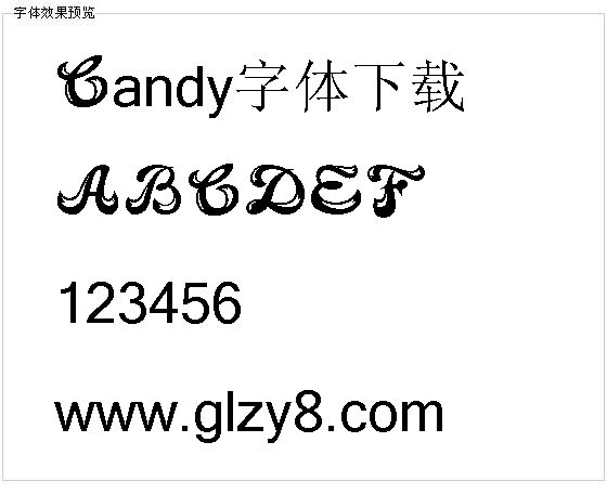 Candy字体下载