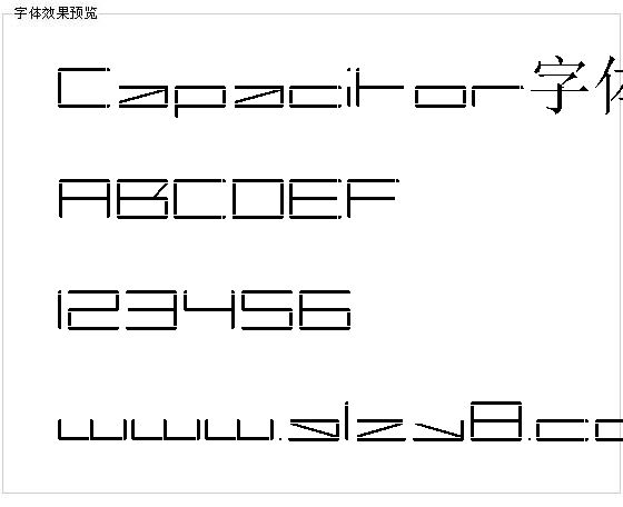 Capacitor字体