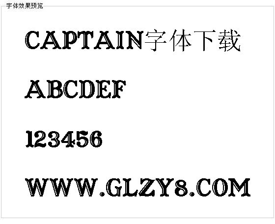 Captain字体下载