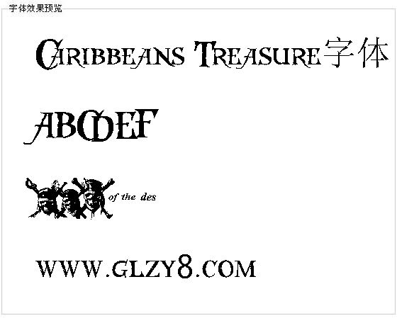 Caribbeans Treasure字体