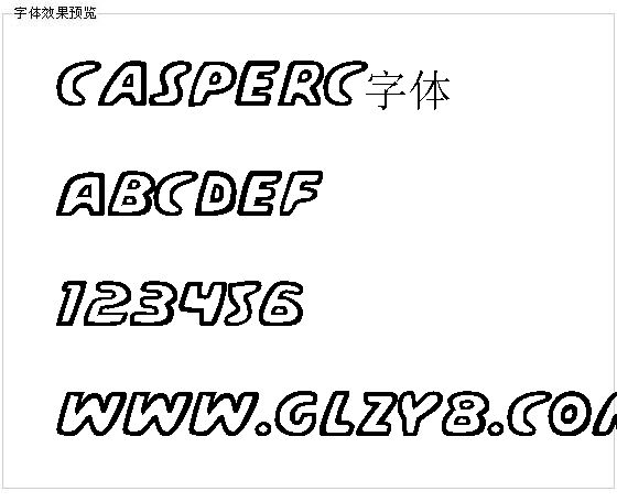 CasperC字体