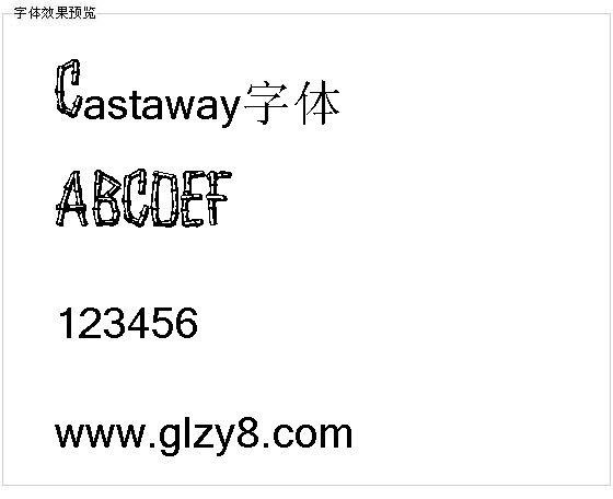 Castaway字体