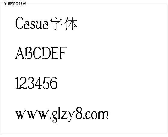 Casua字体