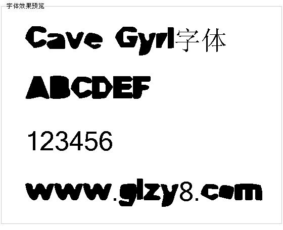 Cave Gyrl字体